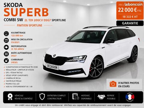 Annonce voiture Skoda Superb 22000 €