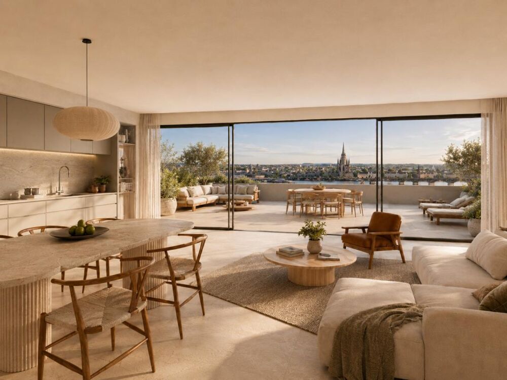 Vente Appartement ** T5 AVEC INCROYABLE VUE GARONNE ! ** Bordeaux