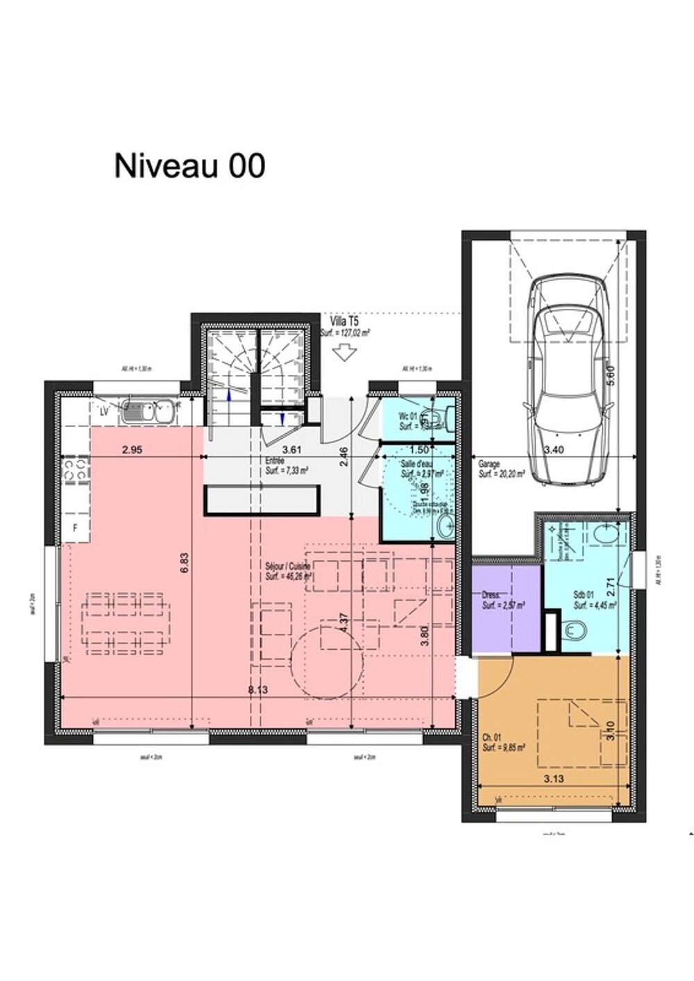 Maison à vendre 5 pièces LA RAVOIRE (73) - 127 M2 - VEFA - REF04 Frais de notaire offert