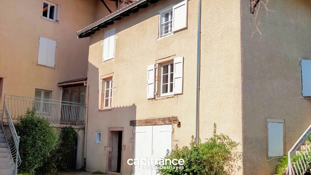 Vente Maison VILLIÉ-MORGON – MAISON DE VILLAGE LOUÉE – 183 m² – COUR – DÉPENDANCE Villie morgon