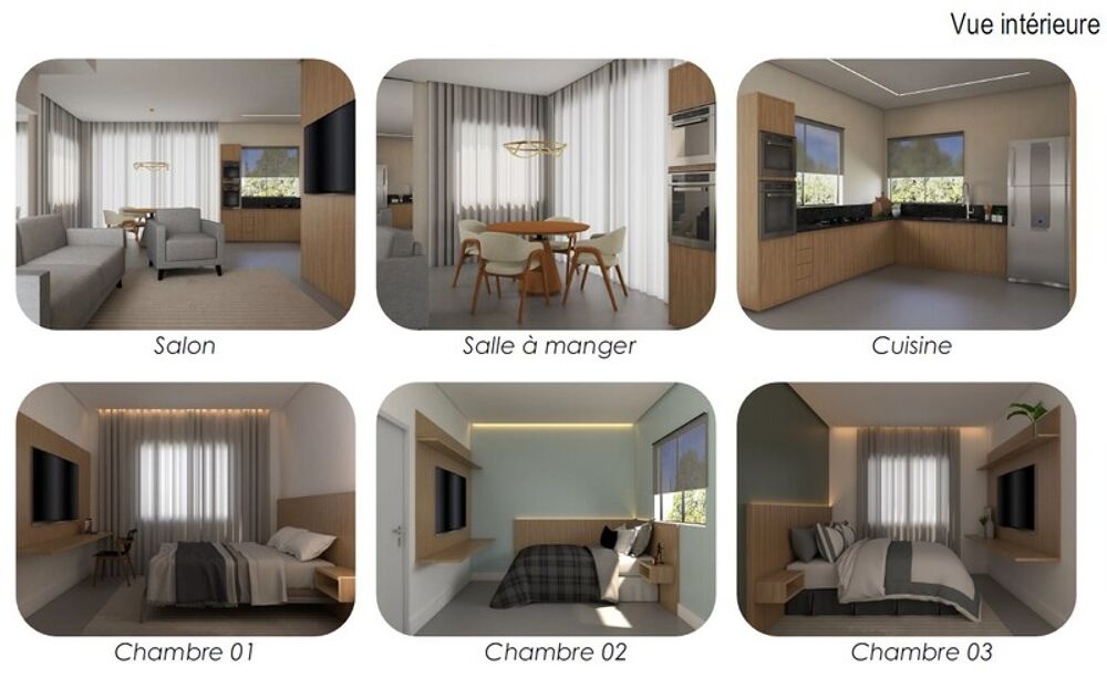Maison duplex jumelée à vendre 4 pièces REMIRE MONTJOLY (973) à partir de 390 000 €
