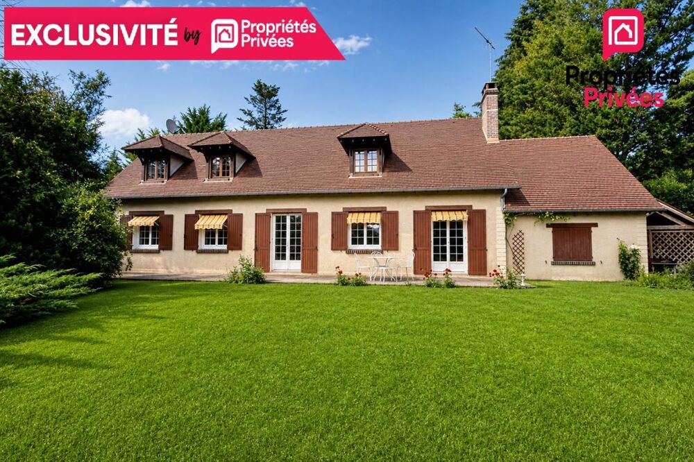 1h15 de PARIS - Maison de caractère de 190 m2, au calme absolu dans un environnement privilégié, parc d'environ 4400 m2