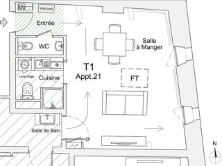  Appartement à vendre 1 pièce 29 m²