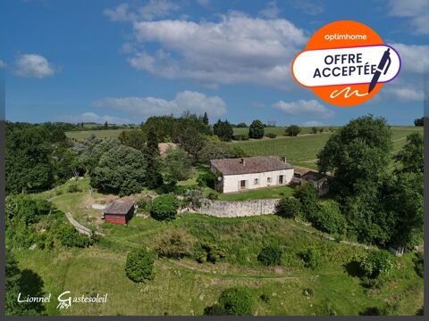   Maison en pierre avec parc de 3 ha et vue dominante � vendre � SAINT QUENTIN DE CAPLONG (33) Maison - 3 pi�ce(s) - 101 m�