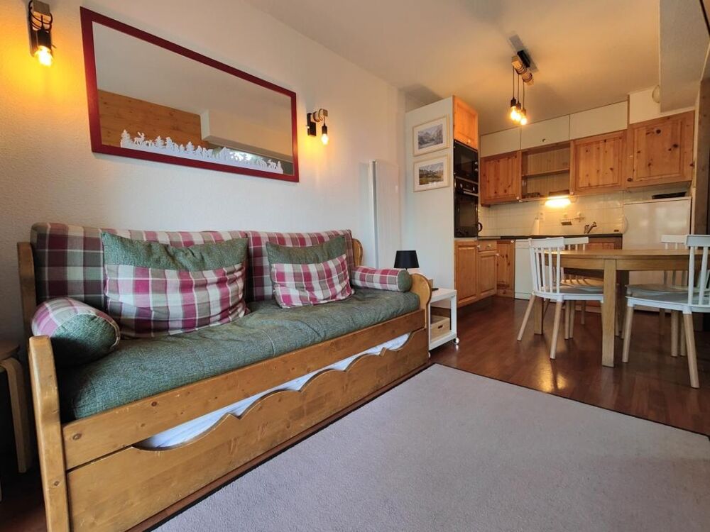 Valfréjus, bel appartement 2P de 32.49 m2 avec terrasse de 22 m2