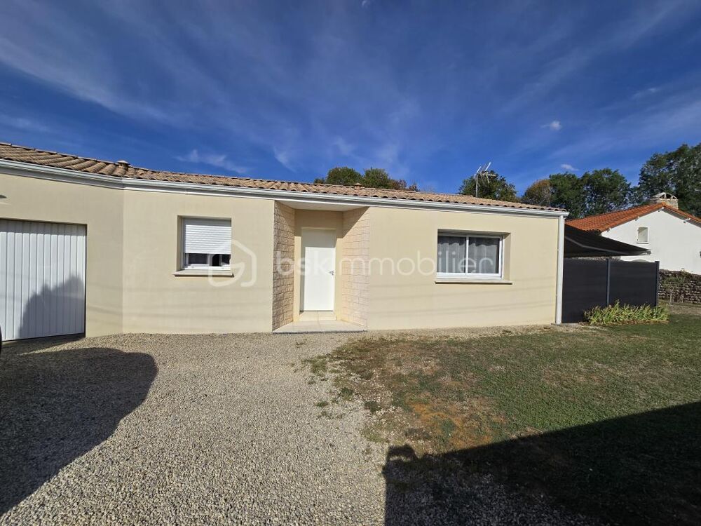 CHAURAY  Maison de plain-pied 88 m²  2 chambres  DPE A  218 000 €