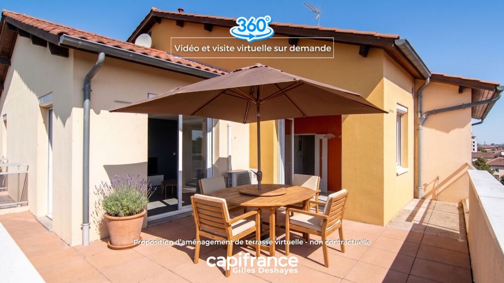Vente Appartement Appartement sur le Toit : 101 m² au dernier étage – Terrasse 25 m² Villefranche sur saone
