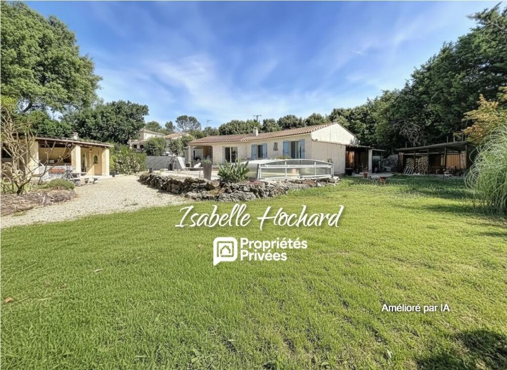 Villa familiale de plain-pied avec piscine et prestations de qualité ? Sainte-Anastasie-sur-Issole