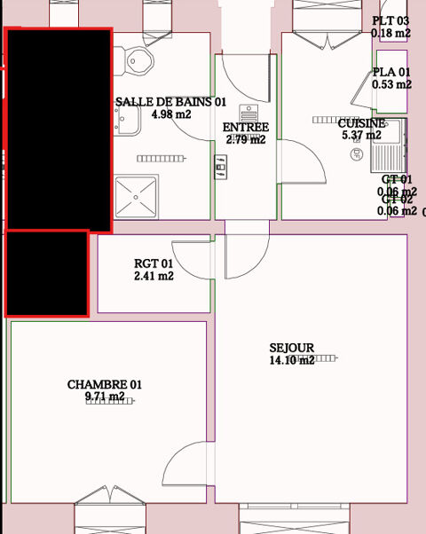   01510009 - Appartement - F2 - Altkirch (68130) Appartement - 2 pi�ce(s) - 40 m�