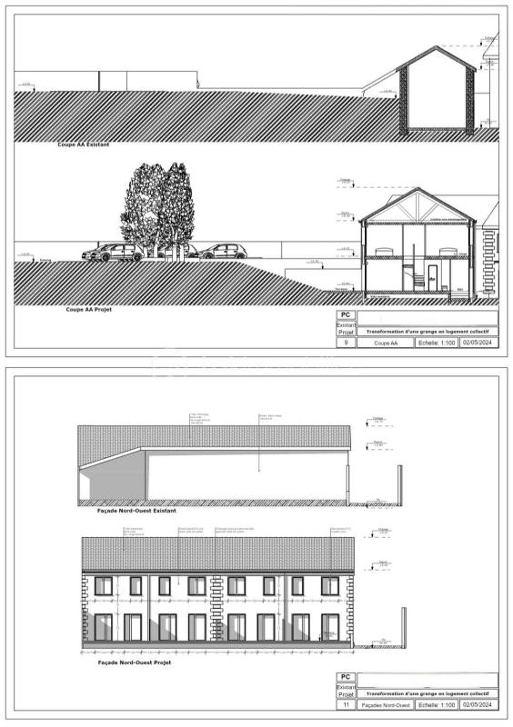 Vente Terrain Terrain constructible avec permis accordé pour 4 appartements !!! Marines