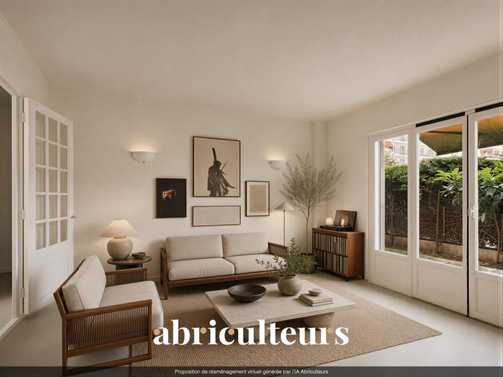 Vente Appartement Agréable 2 pièces de 42 m² en rez-de-jardin avec terrasse et cave – Le Cannet Le cannet