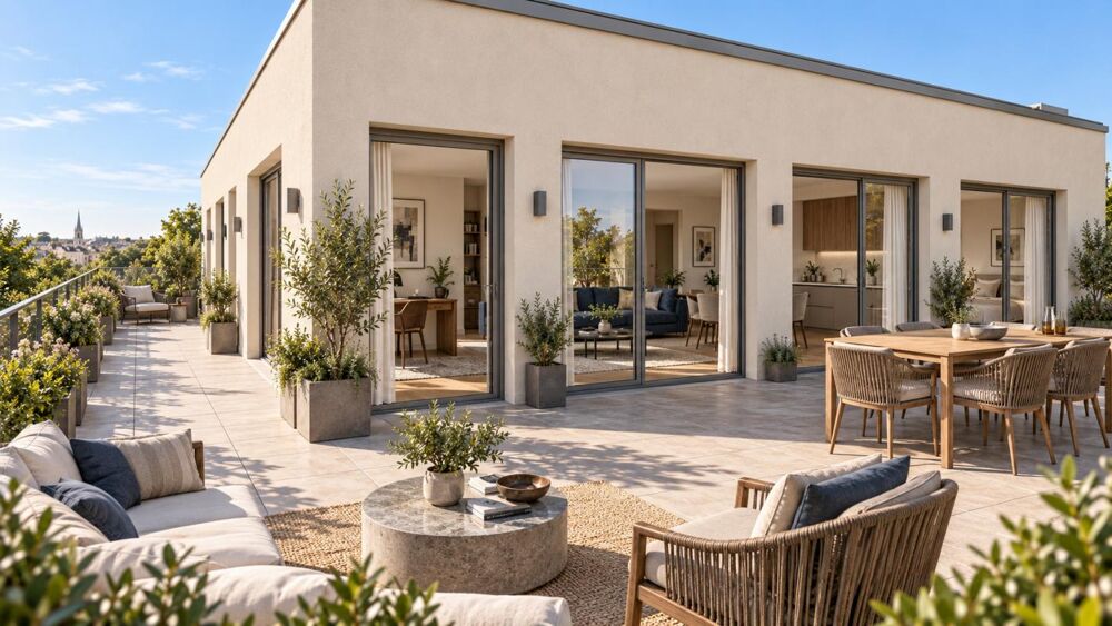 Vente Appartement T2 LUMINEUX AVEC GRANDE TERRASSE Bordeaux