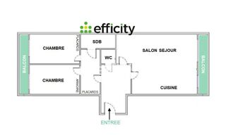  Appartement � vendre 3 pi�ces 68 m�