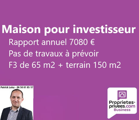 FOURCHAMBAULT - MAISON POUR INVESTISSEUR 75000 58000 Nevers