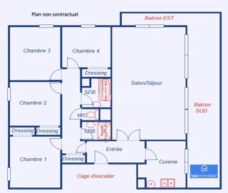  Appartement � vendre 5 pi�ces 107 m�