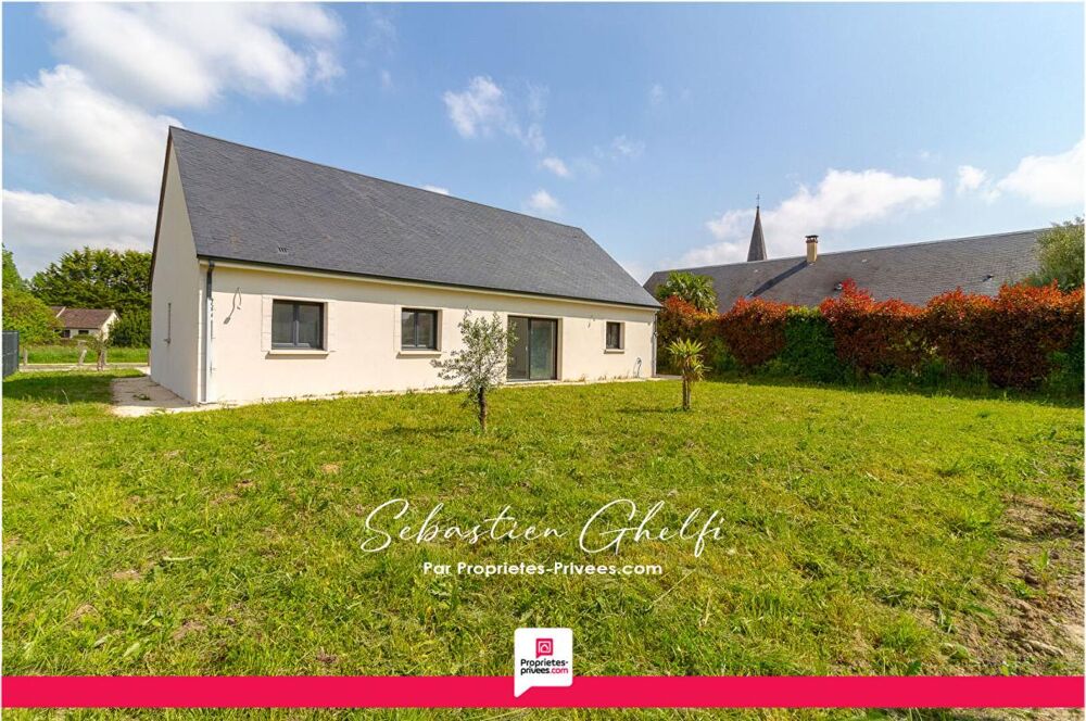 maison de plain-pied avec 3 chambres-cellier-garage-jardin