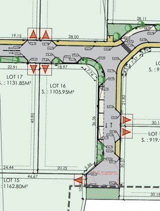  Terrain  vendre 1105 m