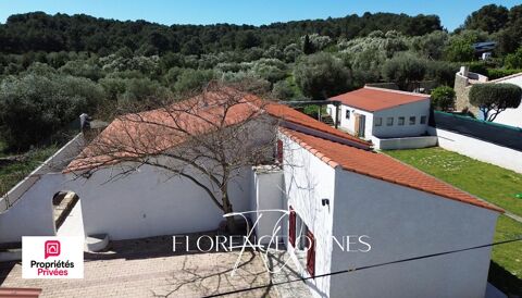   LAURE-MINERVOIS Villa plain pied 101m2 - 4 chambres -  Position dominante Villa - 6 pi�ce(s) - 101 m�