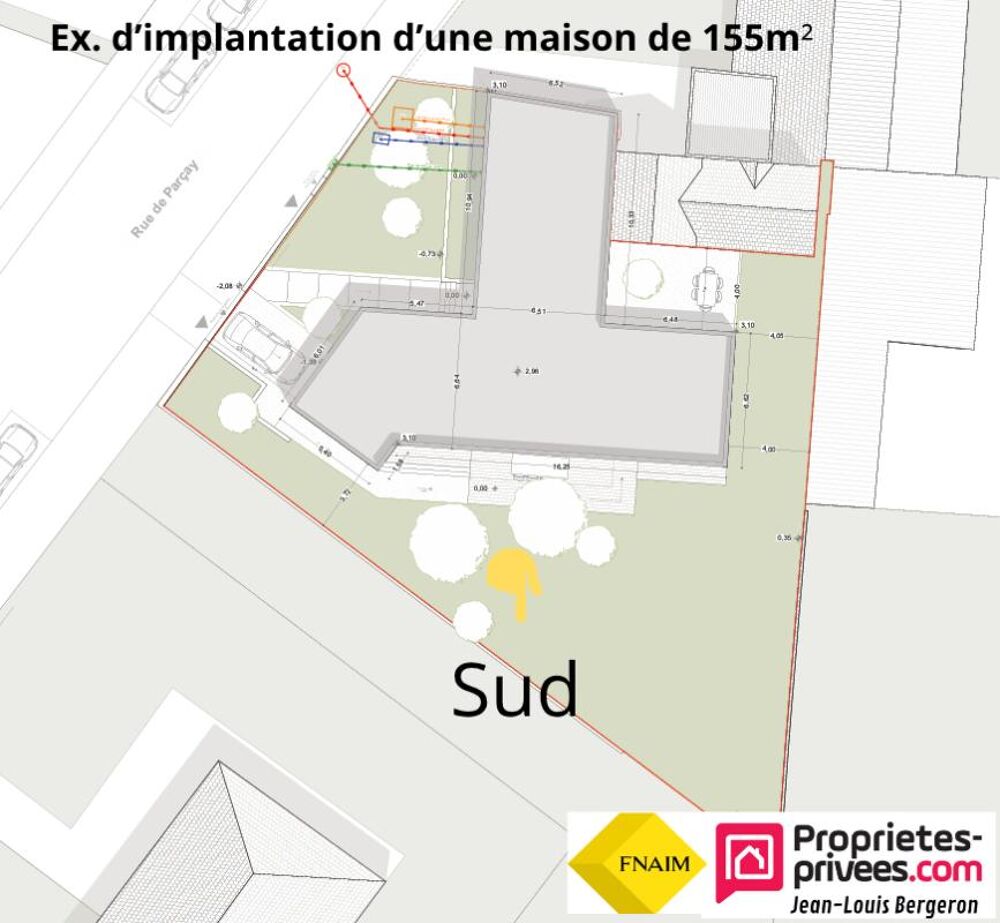 Vente Terrain Terrain viabilisé- Ste-Radegonde - Pour projet neuf ou rénovation maison Tours