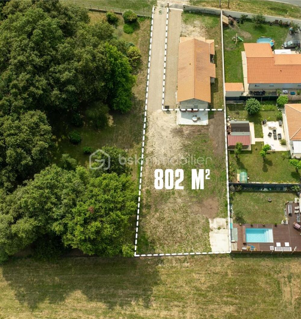 Vente Terrain Ludon-M�doc belle parcelle de terrain constructible 803m2 Ludon medoc