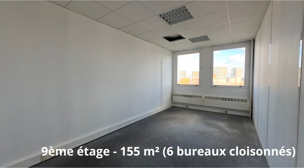   A proximité de la Bibliothèque François Mitterrand, à louer bureaux en étage élevé Paris 13