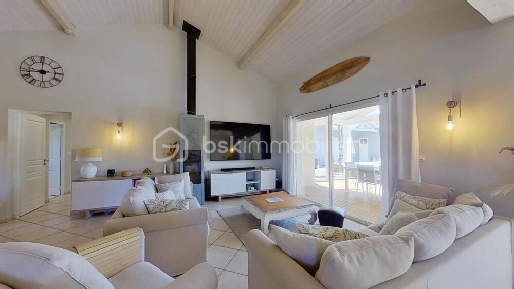 Saubion, Villa individuelle de plain-pied 132 m² avec piscine, au calme