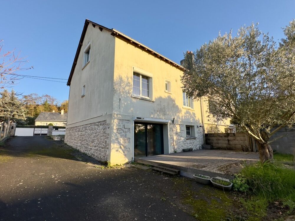 SAUMUR, Proche Nantilly, Maison 3 chambres + bureau de 115m² avec jardin et garage