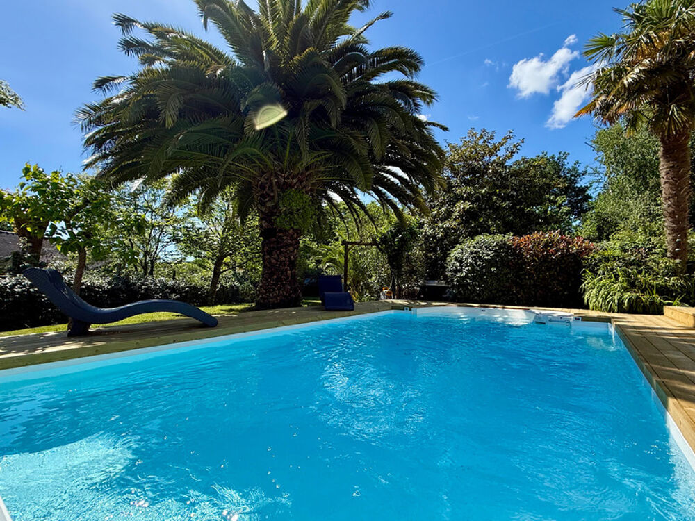 Vente Maison FOUESNANT (29) - Maison 4 chambres - 152 m² habitables - Sans vis à vis - Piscine - Garage - Carport Fouesnant