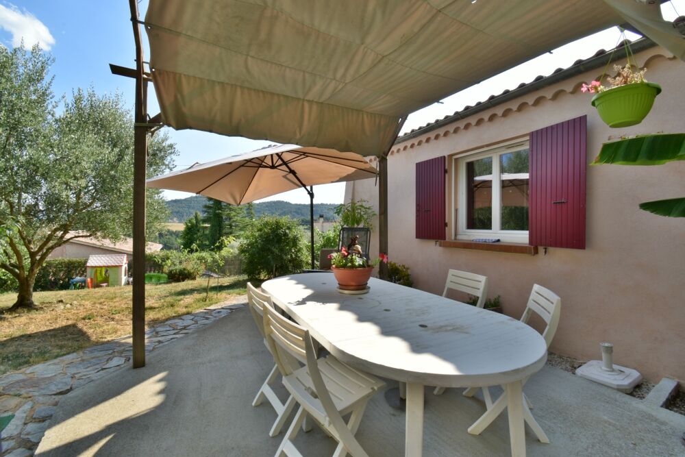 Vente Maison MIRABEAU (04) – Maison de plain-pied – 3 chambres – Véranda – Garage – Terrain 606 m² – Plein Sud Mirabeau