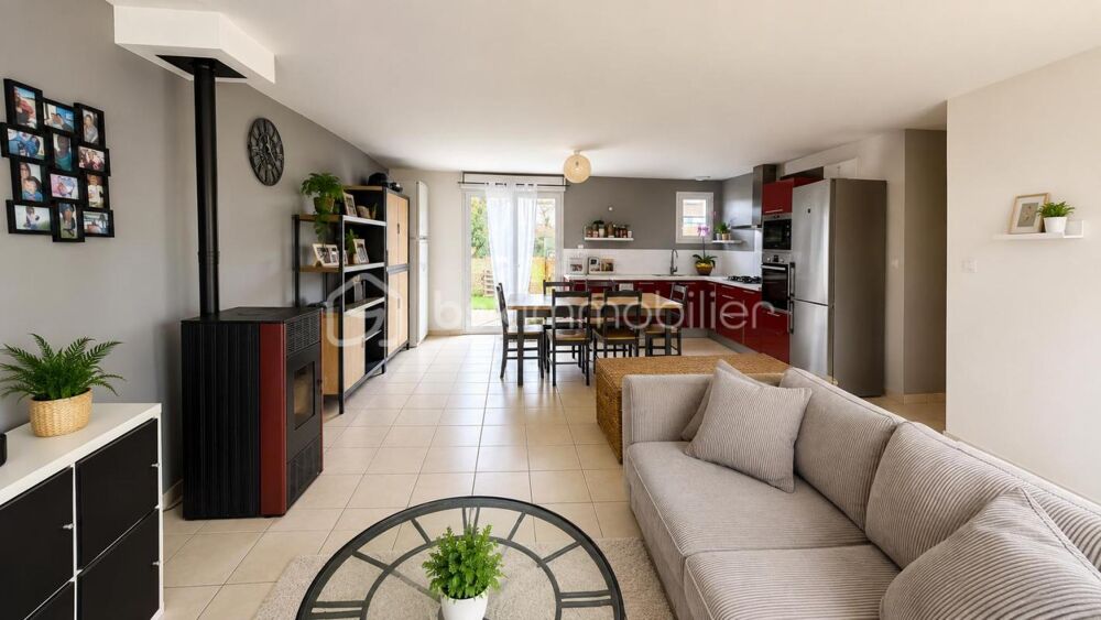 Maison individuelle de plain-pied  Secteur Andé (27)  3 chambres  Jardin de 845 m²