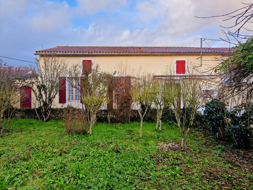 Maison à vendre 3 pièces TONNAY BOUTONNE proche (17)
