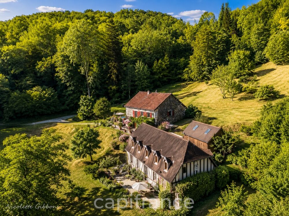 Domaine avec Trois Gîtes, Deux Sources Naturelles, Deux Piscines et 6 Hectares aux Portes de Beaulieu-sur-Dordogne
