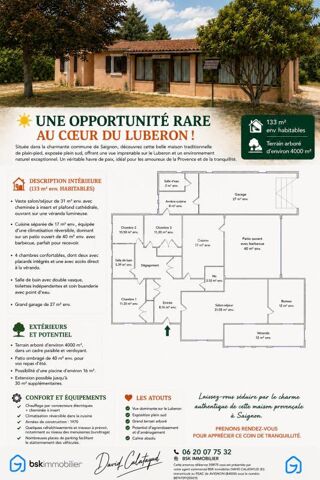  Maison � vendre 6 pi�ces 133 m�