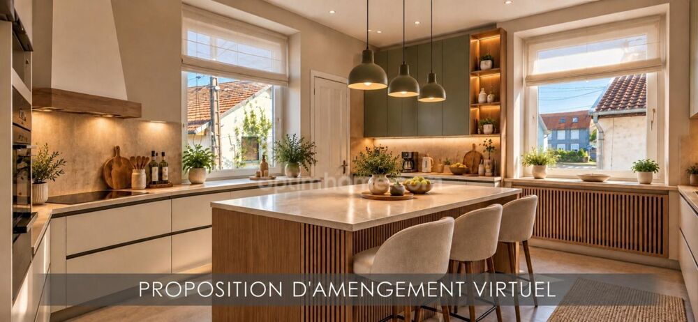 Vente Maison 70400 HERICOURT - MAISON 226 M² - 4/6 CHAMBRES - GARAGE - JARDIN CLOS - GRENIER AMÉNAGEABLE Hericourt