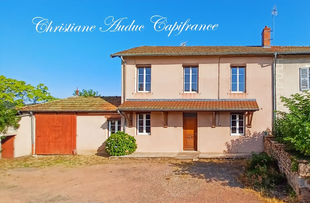 Dompierre-les-Ormes, maison de centre bourg de 122 m² avec 4 chambres, jardin, sur terrain de 500 m²