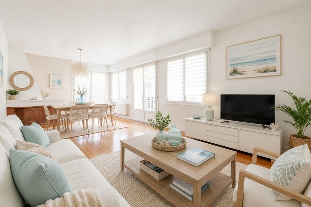 Vente Appartement 17200 Royan Foncillon - Vue sur mer - 100 mètres de la plage - Appartement 2 chambres - Balcon - Annexe indépendante - Revenus l Royan