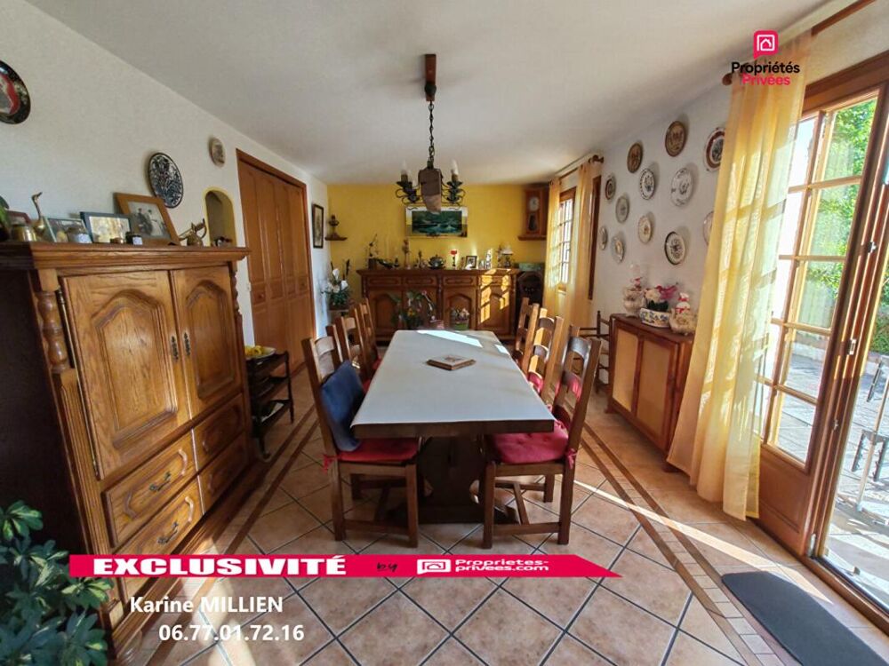 MUZY 27650 Maison individuelle - 1 étage - 3 chambres - 1 bureau - Garage - Quart port - Terrain - 223600 HAI