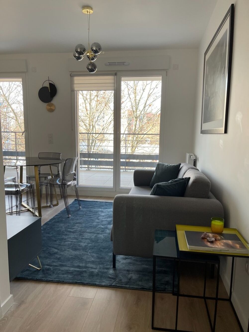 Location Appartement CLICHY 92 quartier des Bateliers, location meublée d'un appartement 2 pièces avec terrasse Clichy