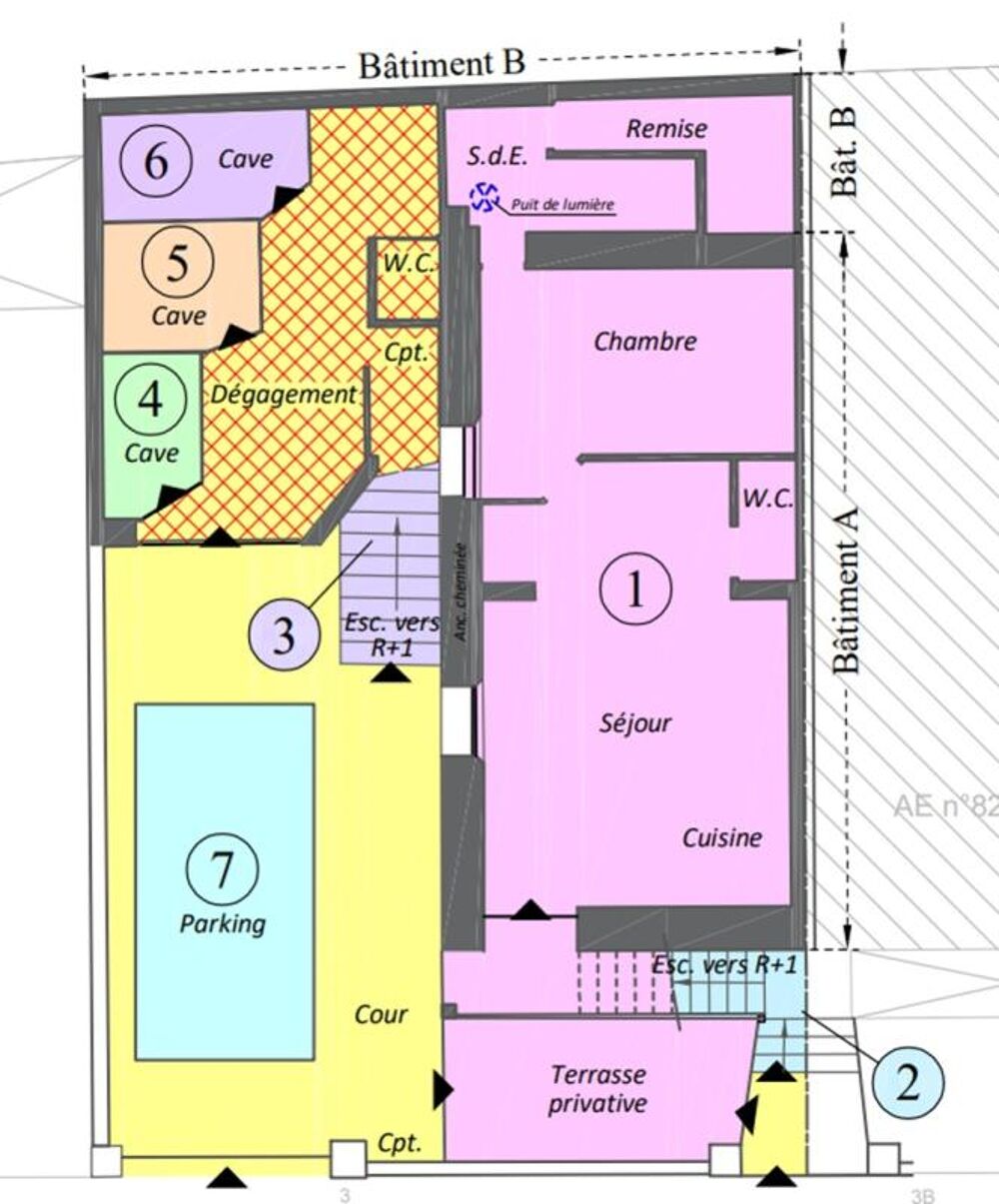 Vente Appartement 2 Pièces + terrasse + cave Donville les bains