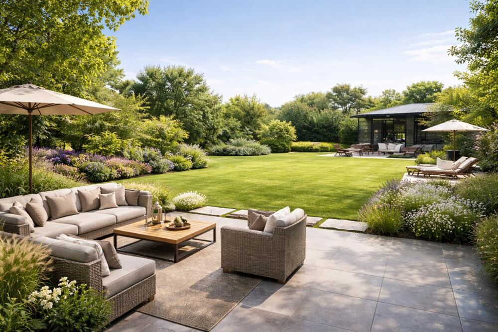 Maison T4 de plain-pied + jardin de 217 m²