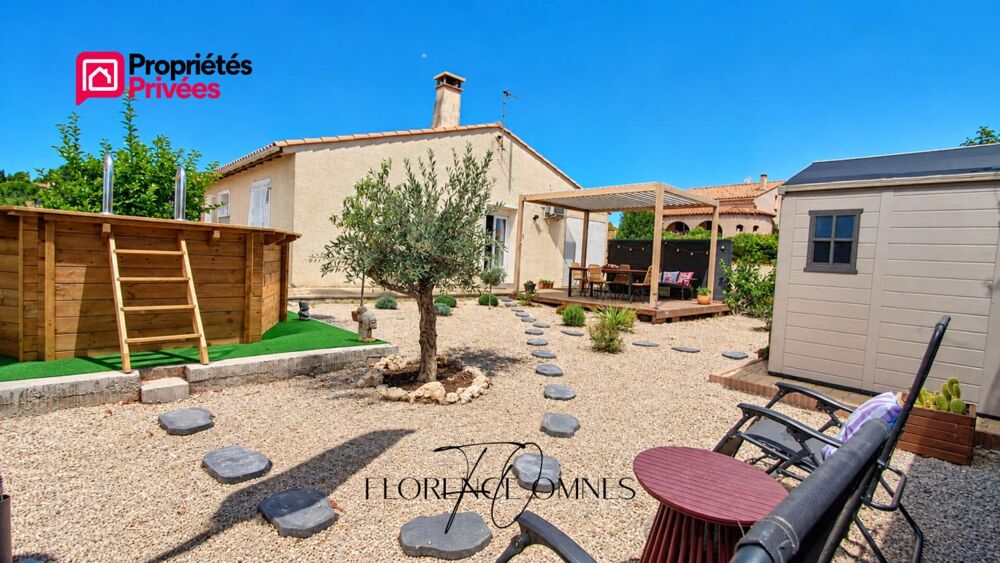 Vente Maison EXCLUSIVITE à LAURE-MINERVOIS - Maison plain pied 81m2, 2 chambres, jardin, piscine Laure minervois