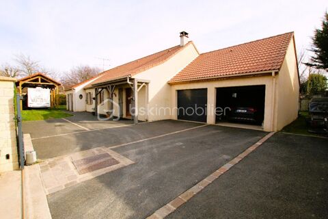 A 10 MINUTES D'ETAMPES MAISON DE PLAIN-PIED DE 130 M² HABITABLE 6 PIECES SUR 1009 M² DE TERRAIN CLOS, PLAT. DOUBLE GARAGE DE 50 330000 tampes (91150)