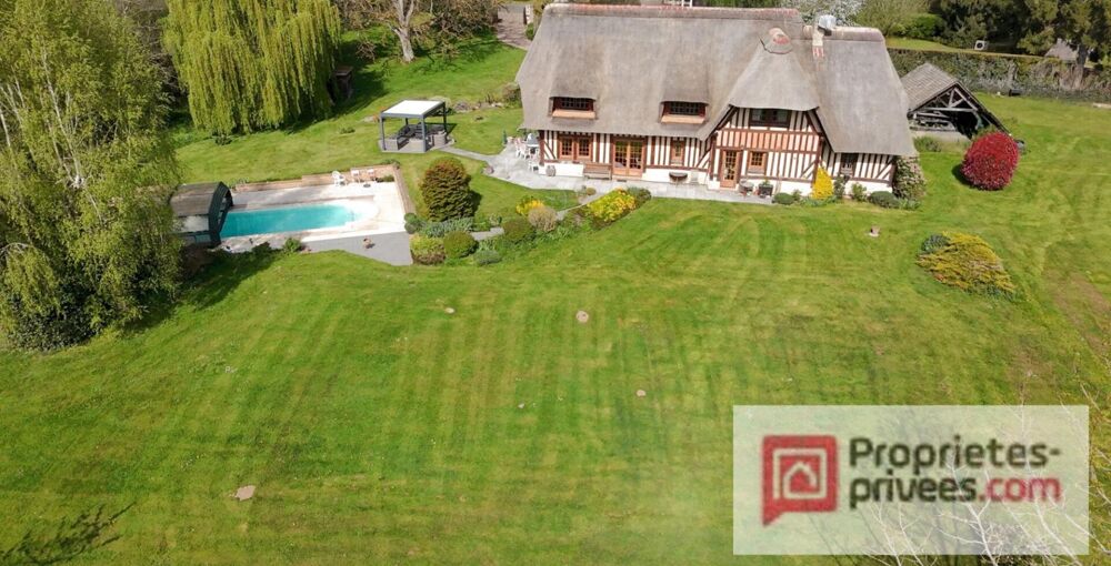 À 6 minutes de Deauville Élégante chaumière normande au Coeur d'un domaine naturel de 3 hectares