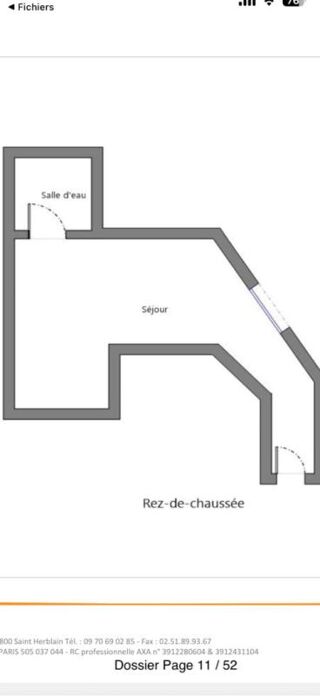  Appartement � vendre 1 pi�ce 22 m�