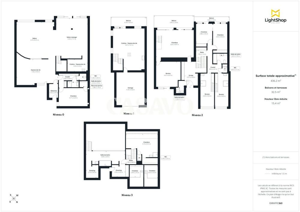Vente Maison 12 pièces de 440m² - 92500 Rueil-Malmaison