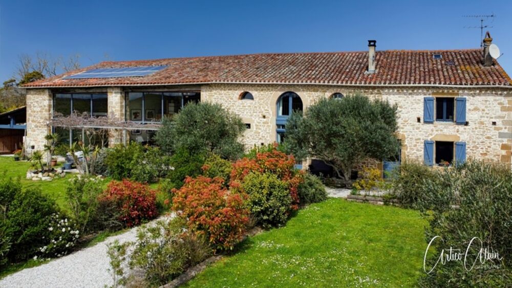 Vente Maison Dpt Haute Garonne (31), à vendre proche de VILLEFRANCHE DE LAURAGAIS maison en pierre de 676 m² - Terrain de 3 400m² Belesta en lauragais