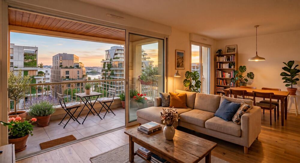 ***Grand T3 en DERNIER ETAGE avec vue dégagée sur le GARONNE + extérieur et place de parking sécurisée !!***