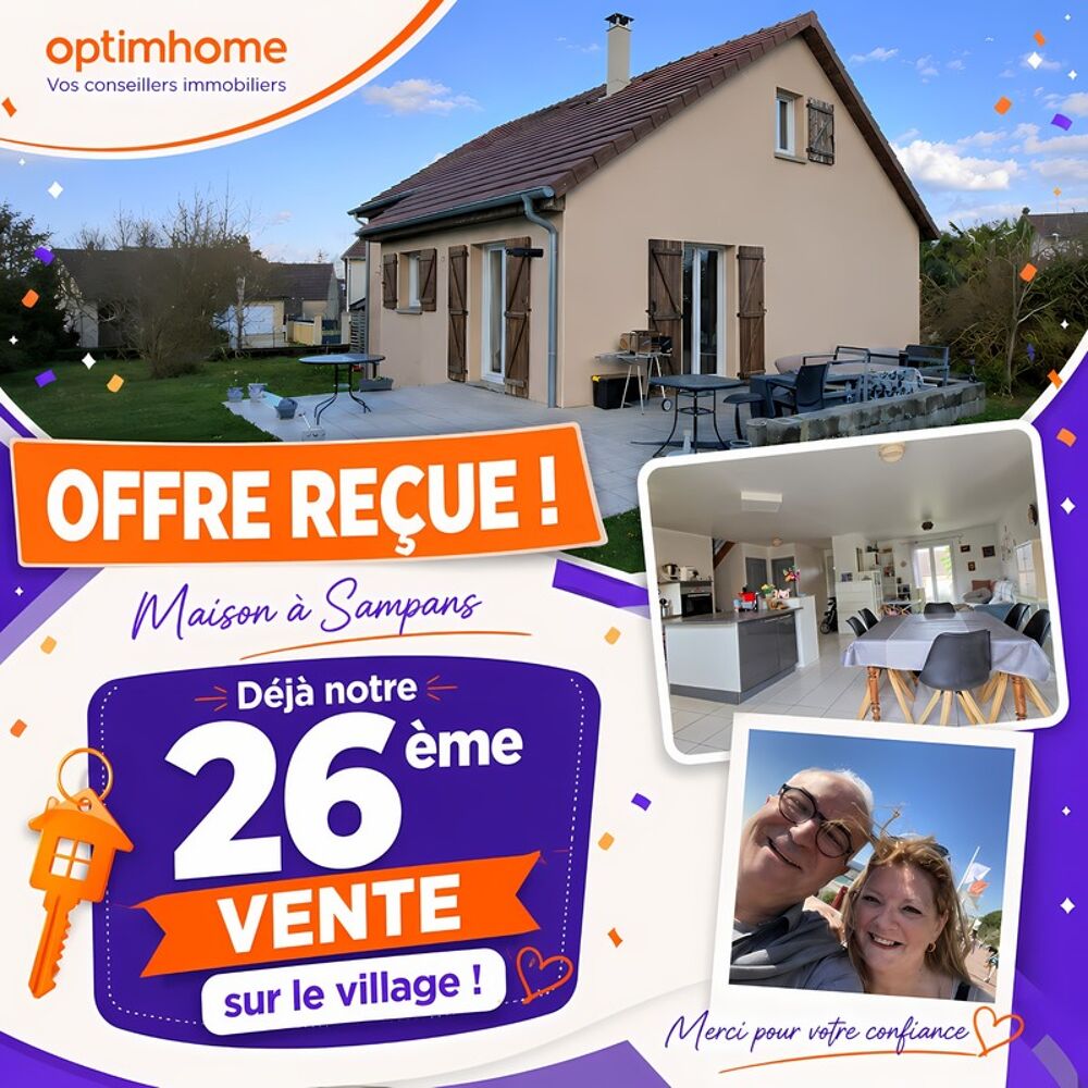 Maison 5 pièces 110 m² · à Sampans · 110 m² · 220 000 €