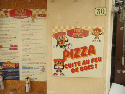 PIZZERIA au feu de bois/RESTAURANT au coeur du centre ville de RIEZ LA ROMAINE, au PAYS du VERDON 119500 04500 Riez