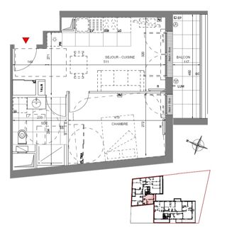  Appartement à vendre 2 pièces 37 m²